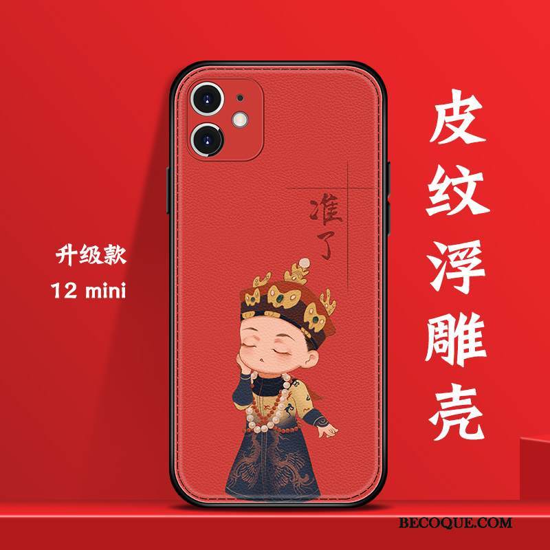 Kuori iPhone 12 Mini Laukut Kiinalainen Tyyli Net Red, Kotelo iPhone 12 Mini Luova Puhelimen Kuoret Tide-brändi