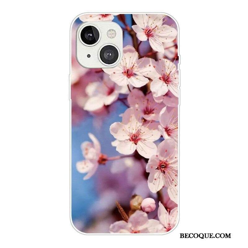 Kuori iPhone 13 Mini Realistisia Kukkia