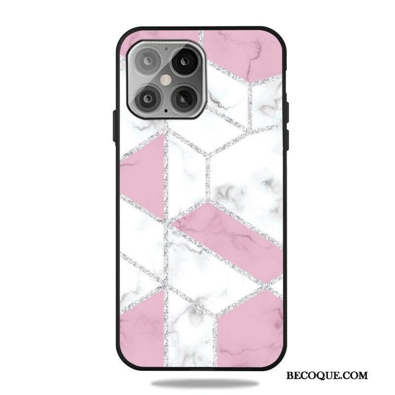 Kuori iPhone 13 Pro Glitter Marble