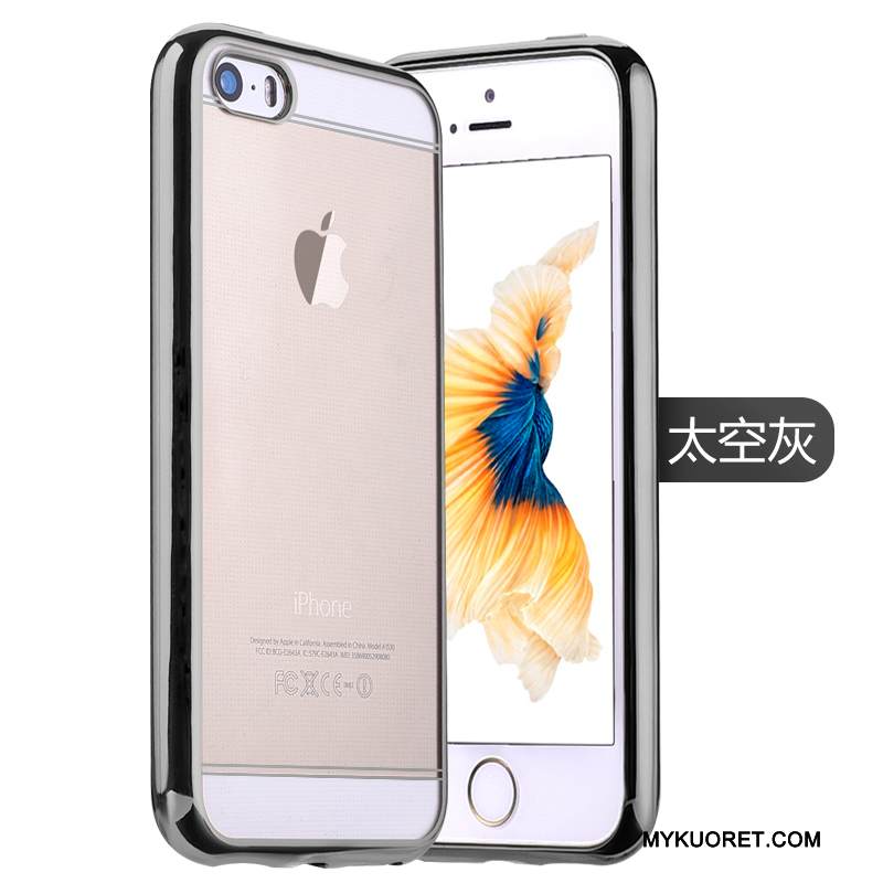 Kuori iPhone 5/5s Silikoni Puhelimen Kuoret Jauhe, Kotelo iPhone 5/5s Suojaus Pinnoitus