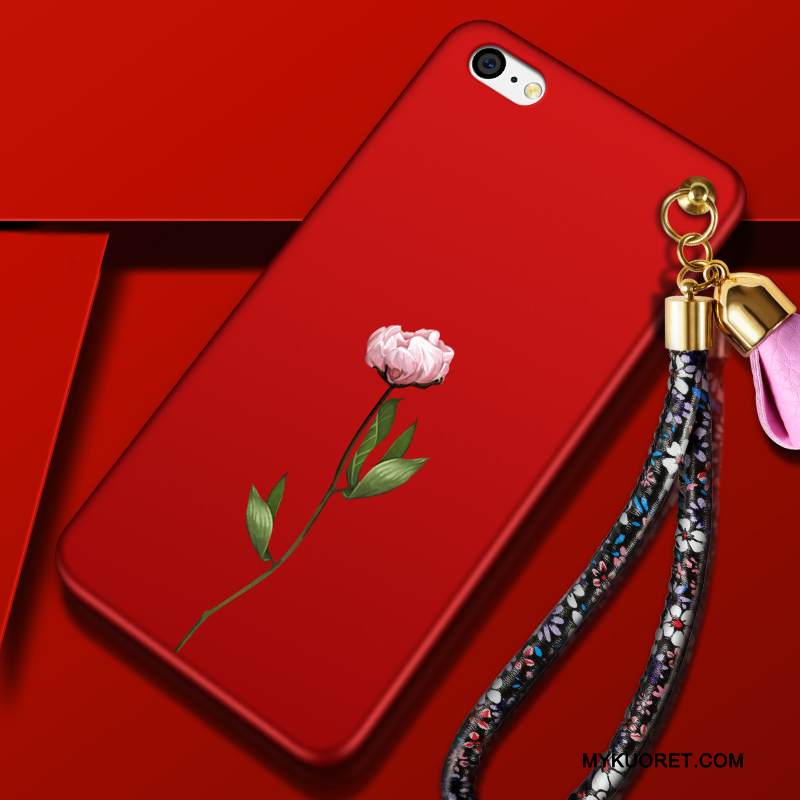 Kuori iPhone 5c Suojaus Ripustettavat Koristeet Puhelimen Kuoret, Kotelo iPhone 5c Laukut Trendi Punainen