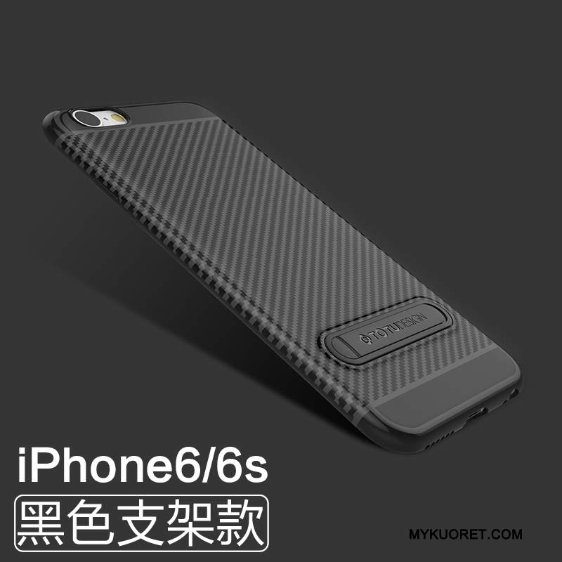 Kuori iPhone 6/6s Laukut Ohut Puhelimen Kuoret, Kotelo iPhone 6/6s Silikoni Musta Ultra