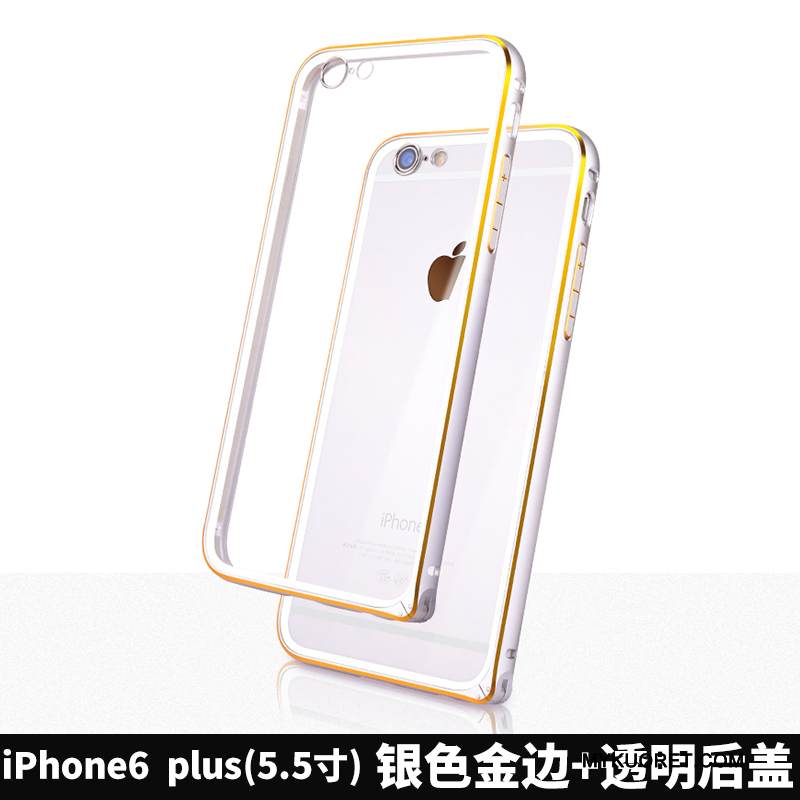 Kuori iPhone 6/6s Plus Laukut Puhelimen Kuoret Kulta, Kotelo iPhone 6/6s Plus Metalli Murtumaton Kehys