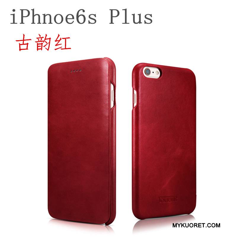 Kuori iPhone 6/6s Plus Nahka Puhelimen Kuoret Liiketoiminta, Kotelo iPhone 6/6s Plus Kuoret