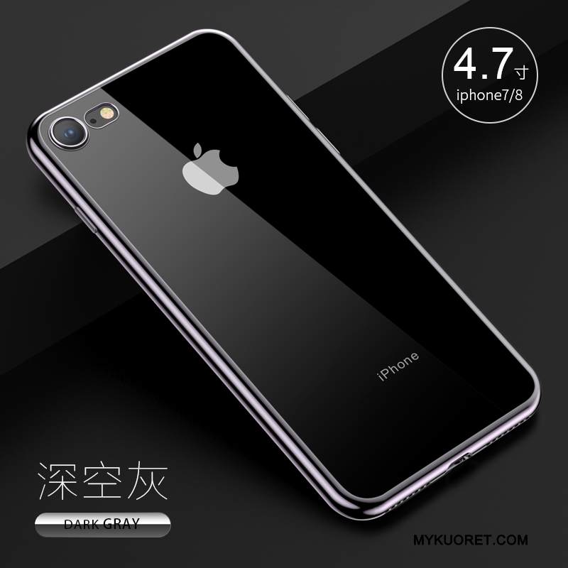 Kuori iPhone 7 Laukut Läpinäkyvä Puhelimen Kuoret, Kotelo iPhone 7 Silikoni Ultra Murtumaton