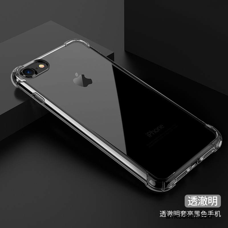 Kuori iPhone 7 Laukut Läpinäkyvä Suupaltti, Kotelo iPhone 7 Silikoni Puhelimen Kuoret Kulta