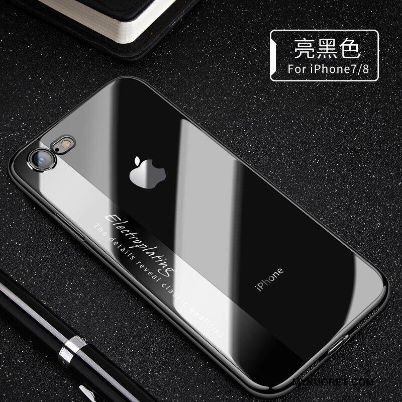 Kuori iPhone 7 Pehmeä Neste Puhelimen Kuoret Jauhe, Kotelo iPhone 7 Silikoni Persoonallisuus Läpinäkyvä