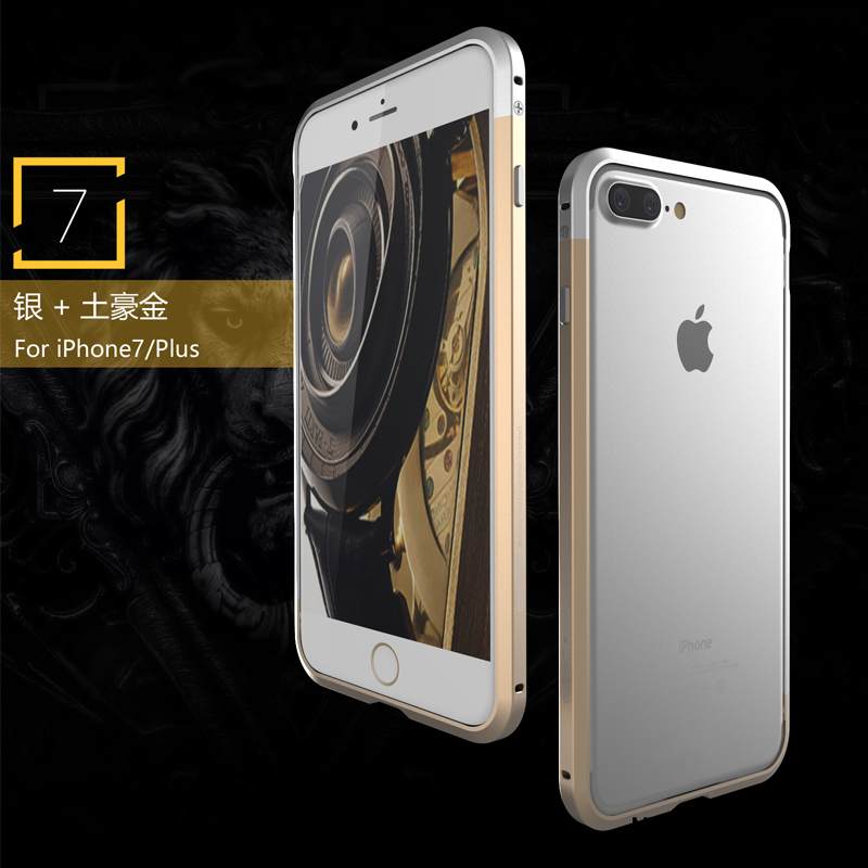Kuori iPhone 7 Plus Metalli Kulta Trendi, Kotelo iPhone 7 Plus Suojaus Murtumaton Puhelimen Kuoret