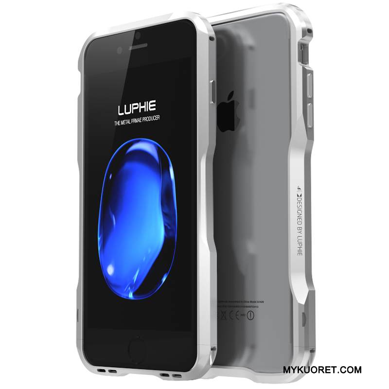 Kuori iPhone 7 Plus Metalli Murtumaton Puhelimen Kuoret, Kotelo iPhone 7 Plus Suojaus Uusi Kulta