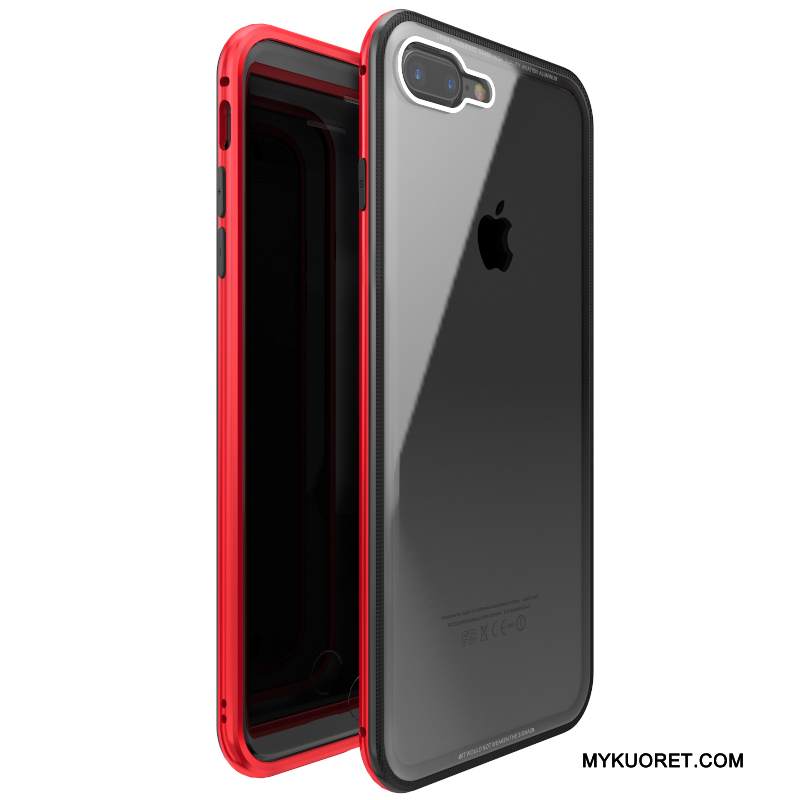 Kuori iPhone 7 Plus Metalli Puhelimen Kuoret Violetti, Kotelo iPhone 7 Plus Laukut Murtumaton Karkaisu
