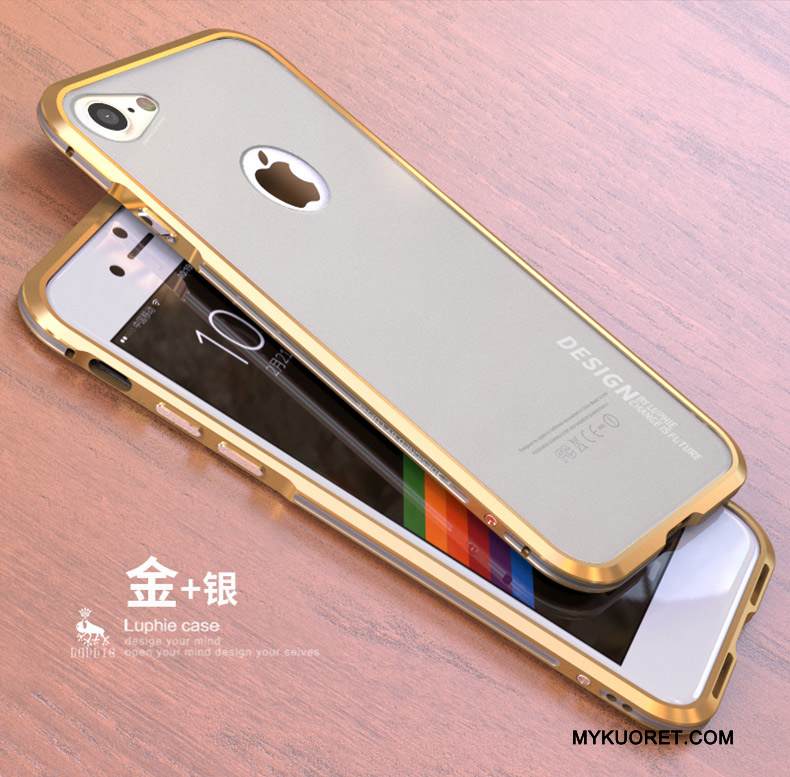 Kuori iPhone 8 Laukut Hopea Kulta, Kotelo iPhone 8 Suojaus Murtumaton Läpinäkyvä