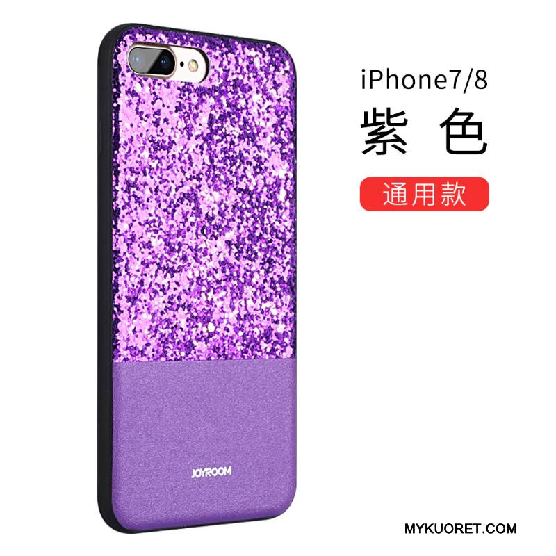 Kuori iPhone 8 Laukut Violetti Persoonallisuus, Kotelo iPhone 8 Luova Murtumaton Trendi