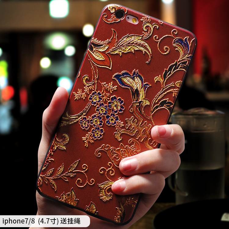 Kuori iPhone 8 Luova Kiinalainen Tyyli Puhelimen Kuoret, Kotelo iPhone 8 Laukut Murtumaton Persoonallisuus