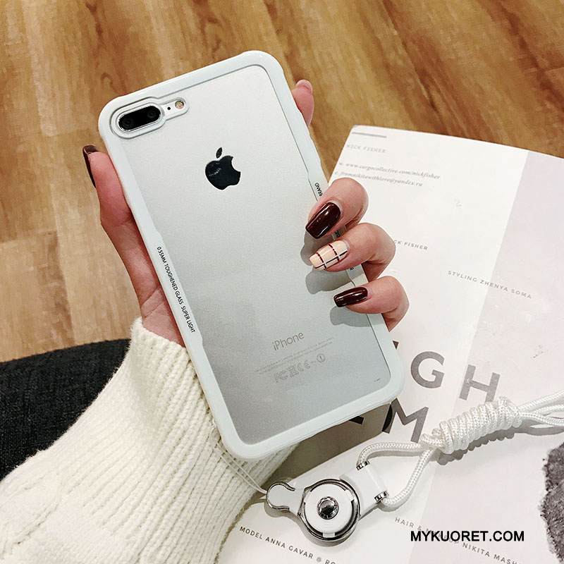 Kuori iPhone 8 Luova Puhelimen Kuoret Ripustettavat Koristeet, Kotelo iPhone 8 Suojaus Tide-brändi Läpinäkyvä