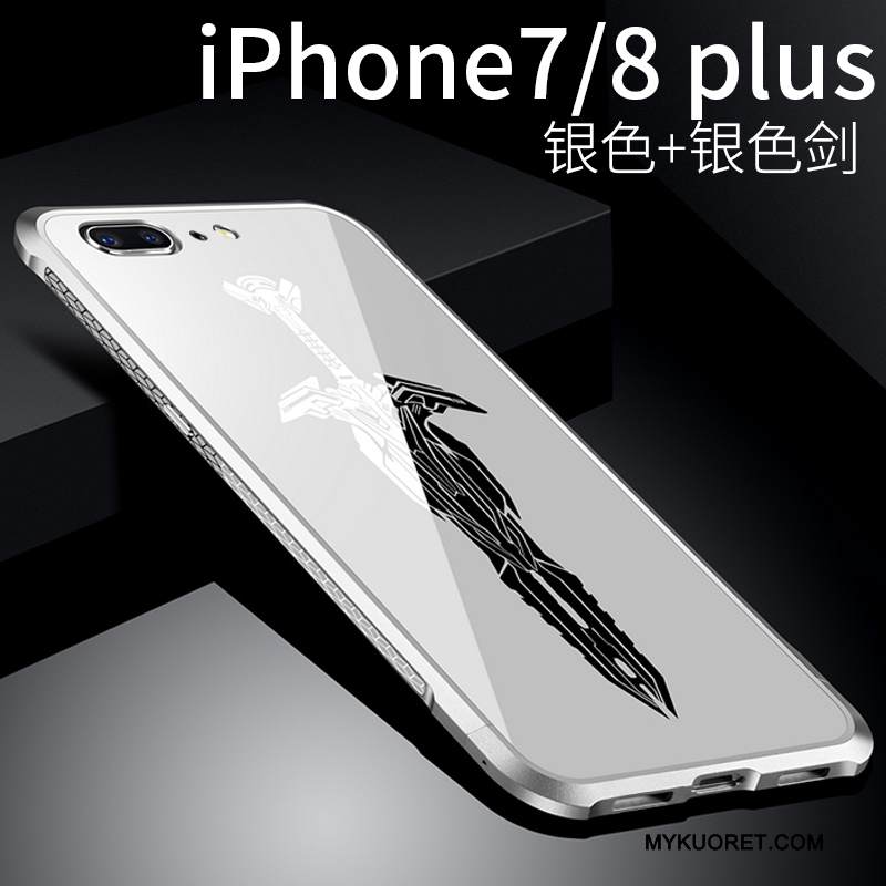 Kuori iPhone 8 Plus Laukut Hopea Ultra, Kotelo iPhone 8 Plus Suojaus Uusi Kova