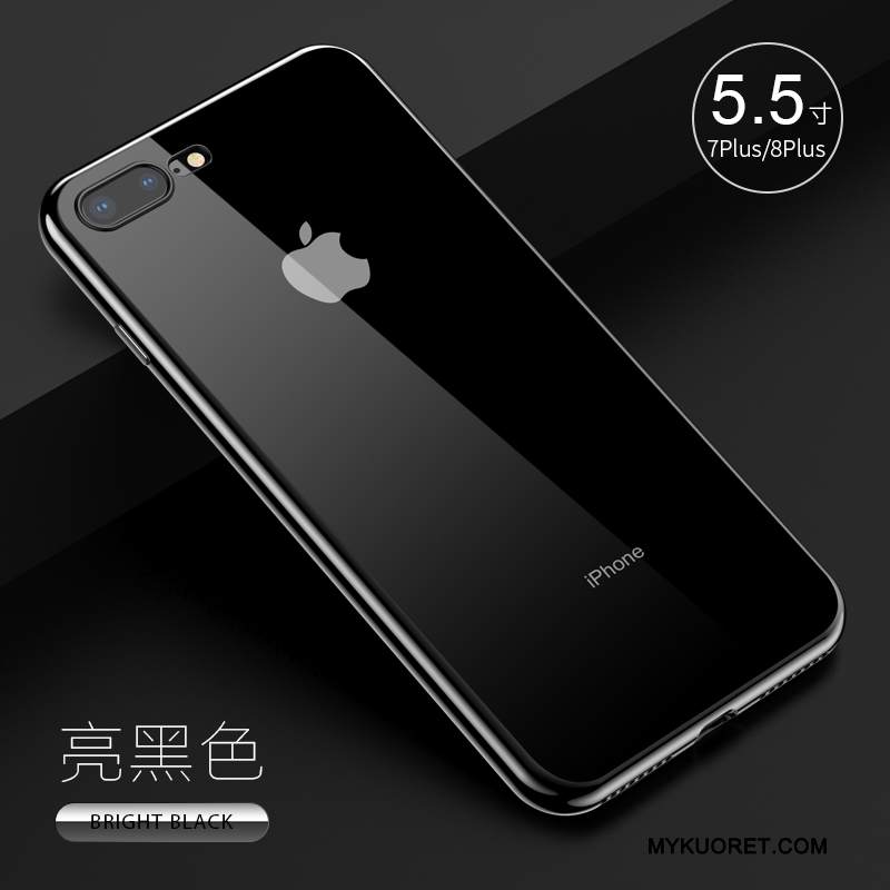 Kuori iPhone 8 Plus Laukut Ultra Läpinäkyvä, Kotelo iPhone 8 Plus Pehmeä Neste Murtumaton Ohut