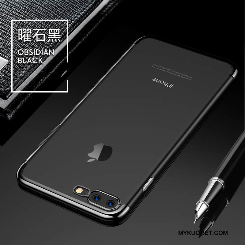 Kuori iPhone 8 Plus Pehmeä Neste Sininen Pu, Kotelo iPhone 8 Plus Silikoni Ultra Puhelimen Kuoret