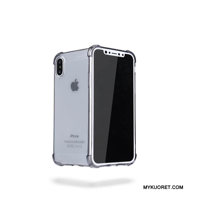 Kuori iPhone X Pehmeä Neste Murtumaton Ultra, Kotelo iPhone X Silikoni Vihreä Puhelimen Kuoret