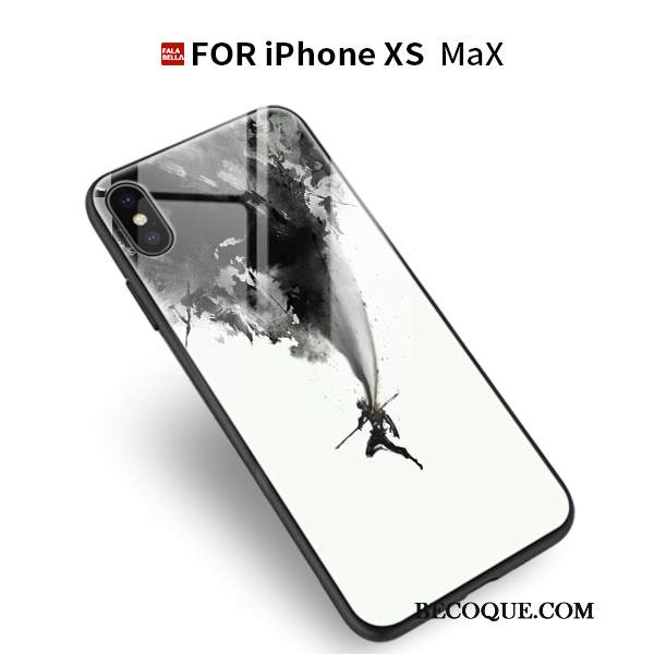Kuori iPhone Xs Max Laukut Uusi Tide-brändi, Kotelo iPhone Xs Max Suojaus Valkoinen Puhelimen Kuoret
