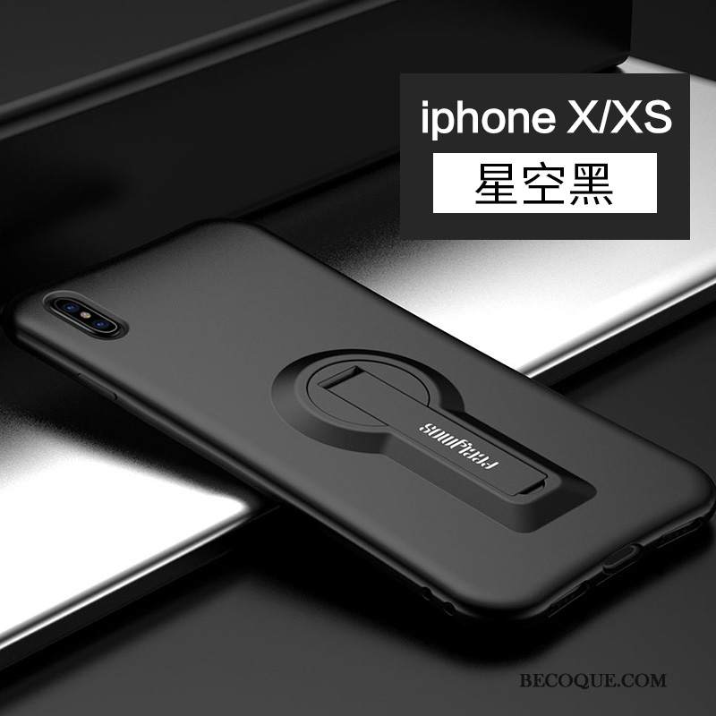 Kuori iPhone Xs Tuki Puhelimen Kuoret Suupaltti, Kotelo iPhone Xs Pehmeä Neste Violetti Murtumaton