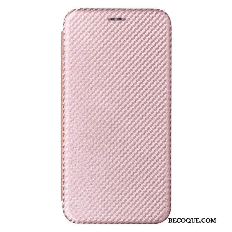 Puhelinkuoret Samsung Galaxy A54 5G Kotelot Flip Värillinen Hiilikuitu