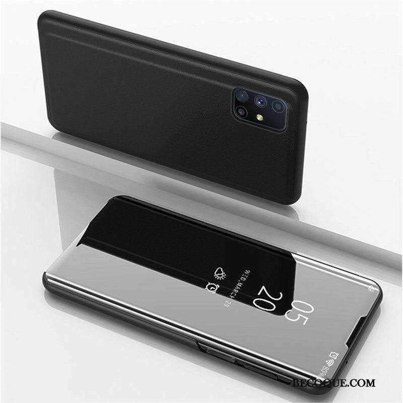 Puhelinkuoret Samsung Galaxy M51 Peili Ja Keinonahka