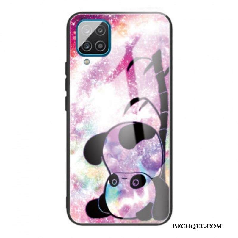 Case Samsung Galaxy M32 Panda Karkaistu Lasi