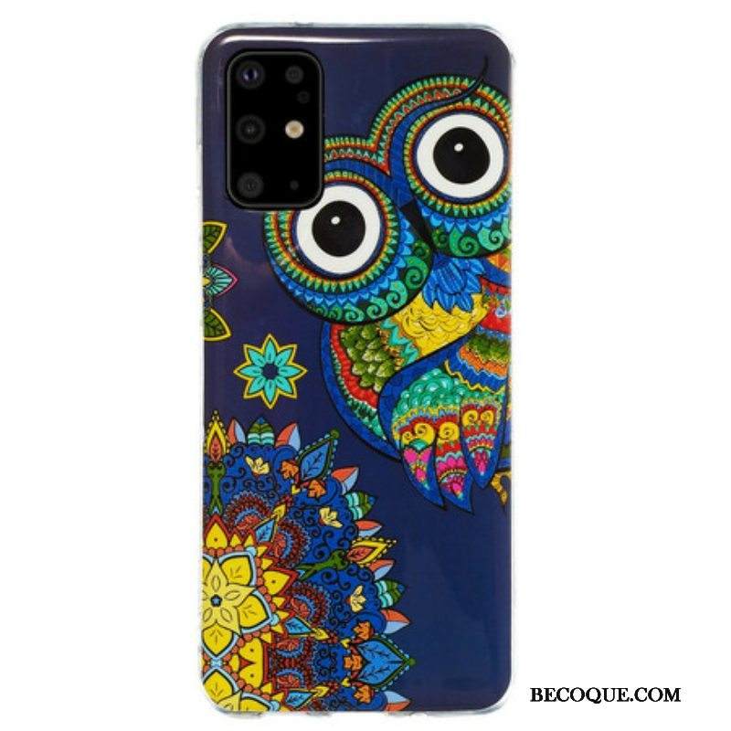 Case Samsung Galaxy S20 Plus / S20 Plus 5G Fluoresoiva Pöllön Mandala