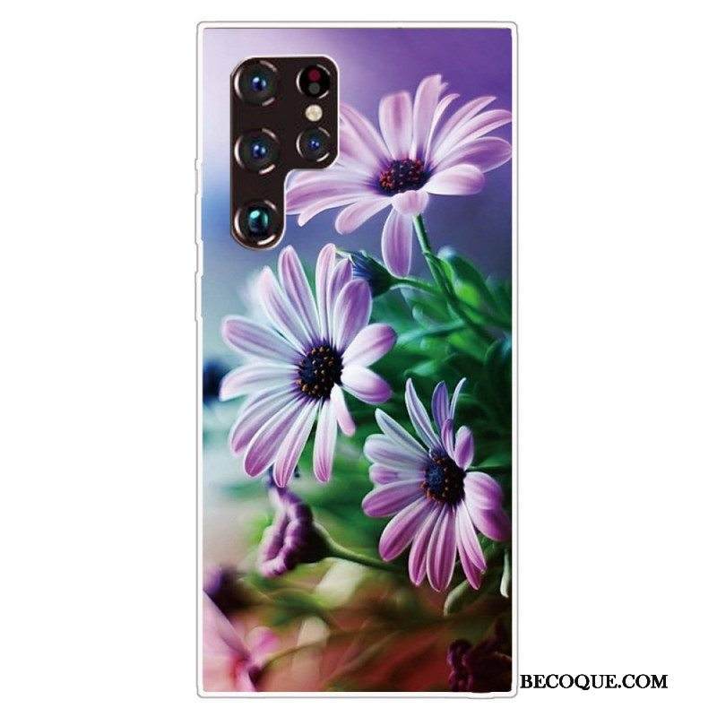 Case Samsung Galaxy S22 Ultra 5G Realistisia Kukkia