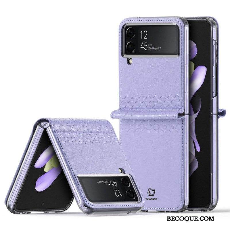 Case Samsung Galaxy Z Flip 4 Kotelot Flip Keinonahka Dux Ducis