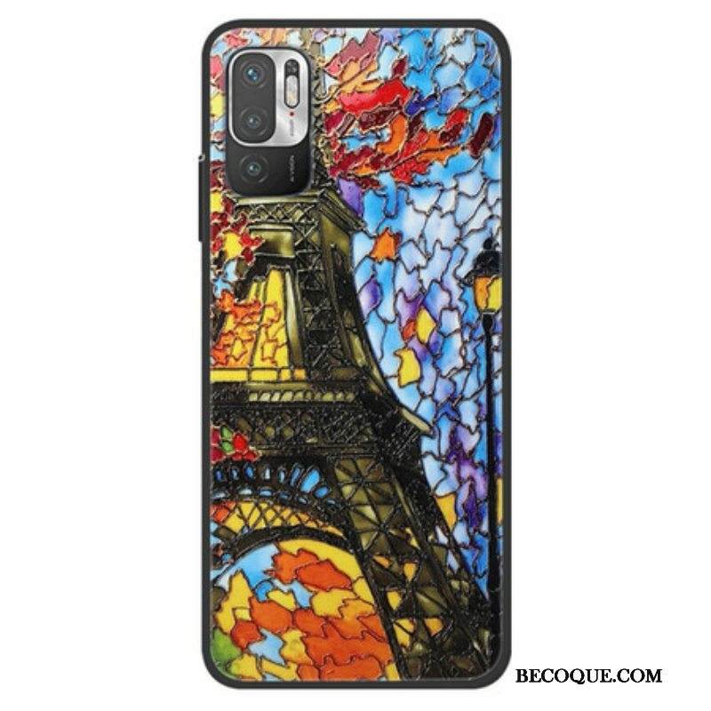 Case Xiaomi Redmi Note 10 5G Eiffel-tornin Suunnittelu