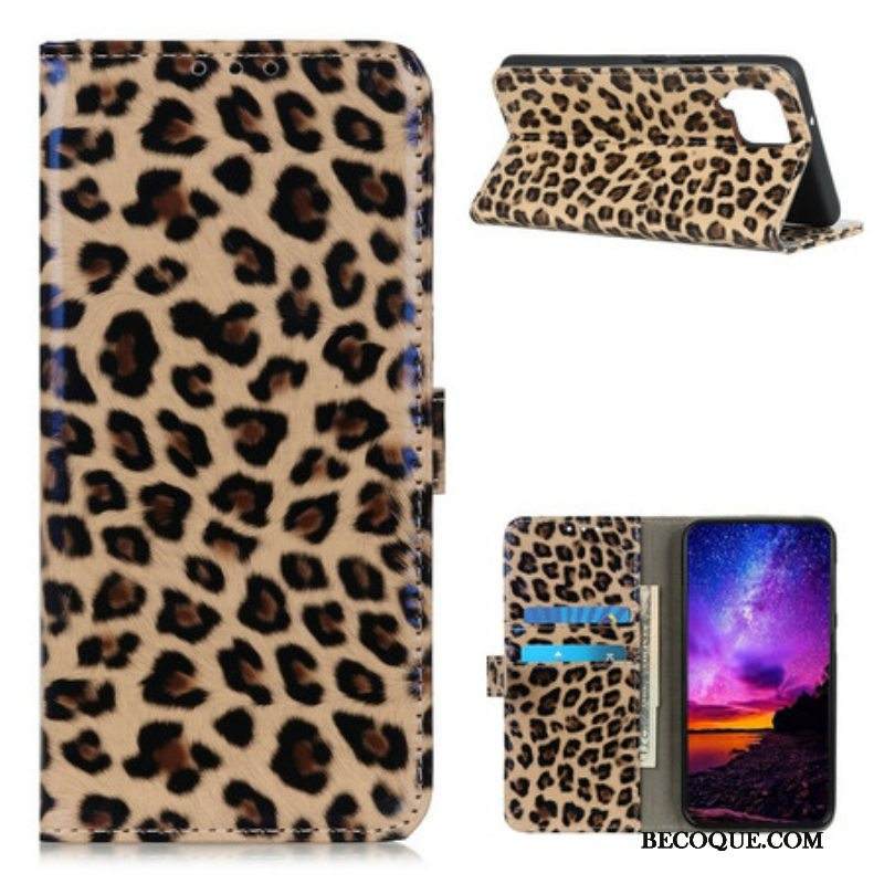 Flip Case Samsung Galaxy A42 5G Leopardi