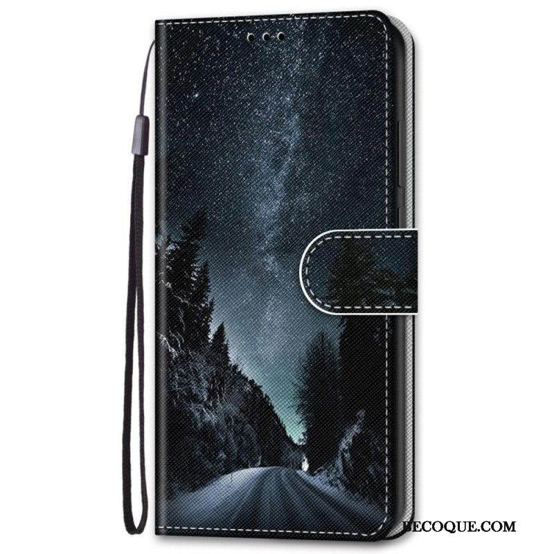 Flip Case Samsung Galaxy S22 Plus 5G Salaperäinen Luonto