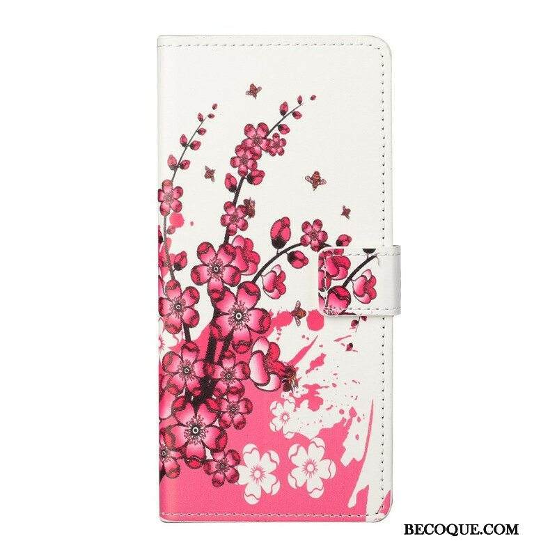 Flip Case Xiaomi Redmi Note 10 5G Trooppiset Kukat