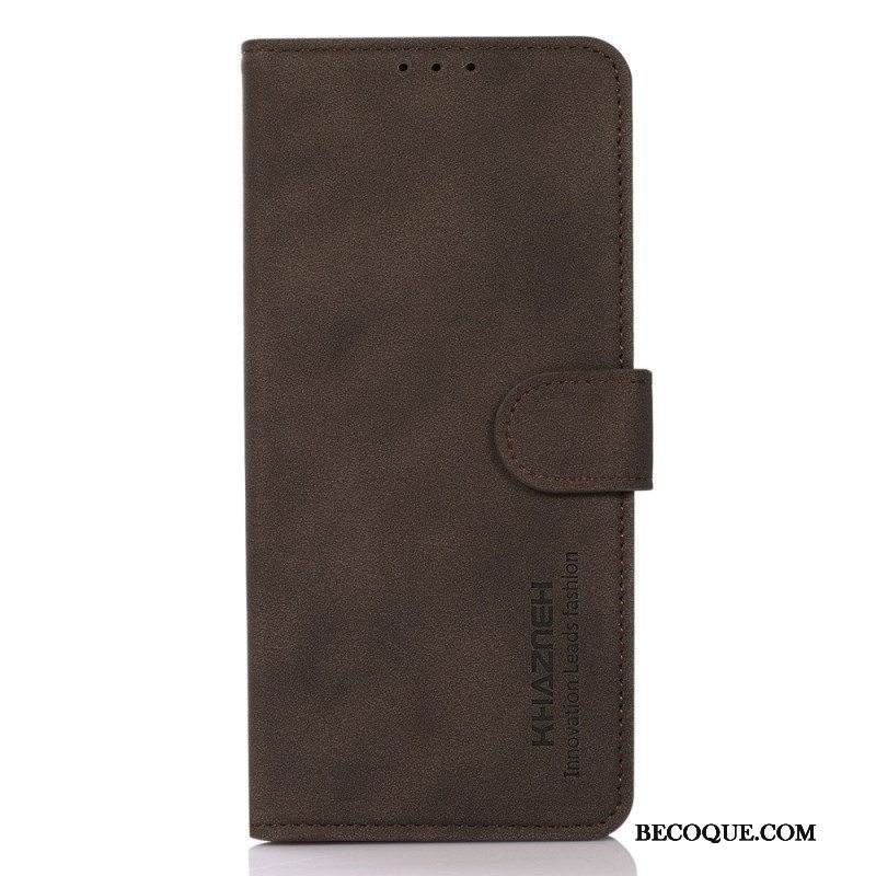 Flip Case Xiaomi Redmi Note 12 5G Khazneh Fashion Leather Effect