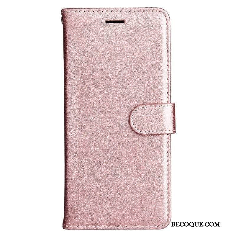 Flip Case Xiaomi Redmi Note 12 5G Suojaketju Kuori Tavallinen Hihnalla