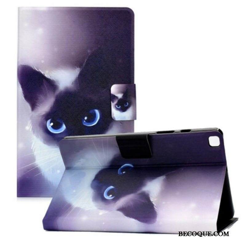 Kotelot Samsung Galaxy Tab A7 Lite Blue Eyes Cat
