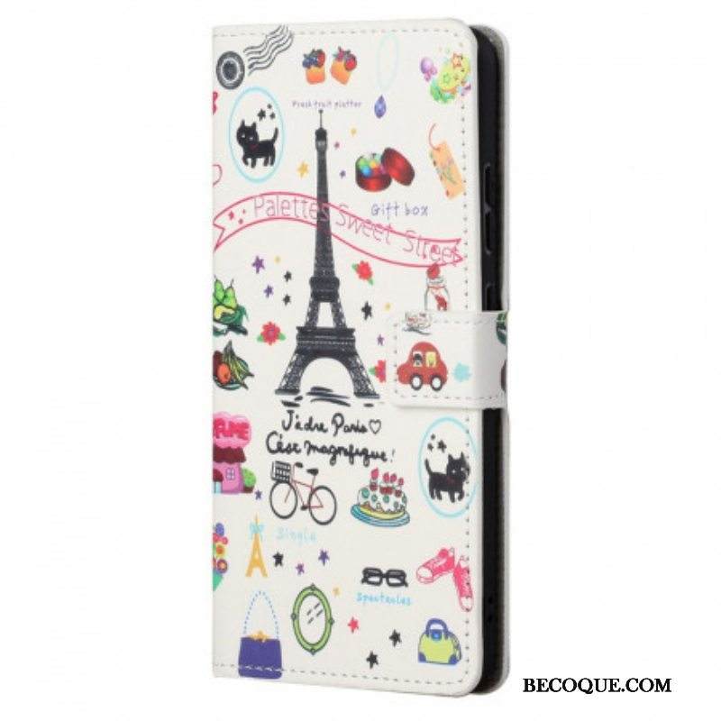 Kotelot Xiaomi Redmi Note 11 / 11S Rakastan Pariisia