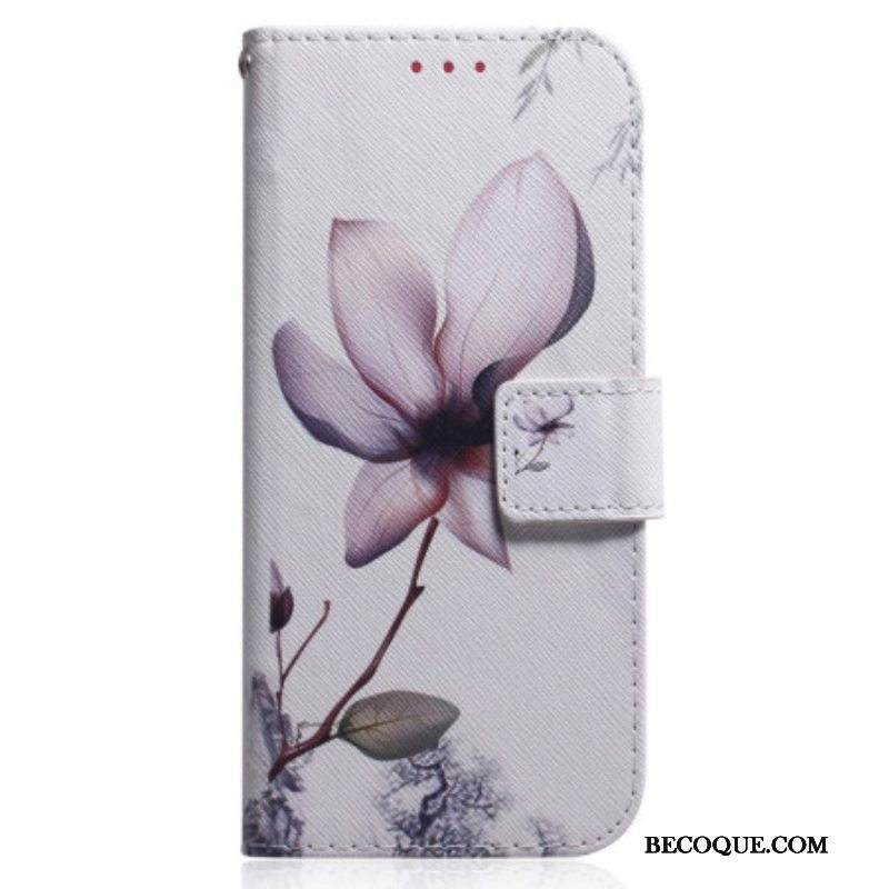 Kotelot Xiaomi Redmi Note 12 4G Vaaleanpunainen Kukka