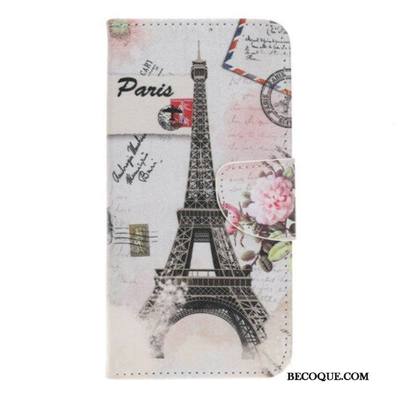 Kotelot iPhone 13 Pro Retro Eiffel-torni