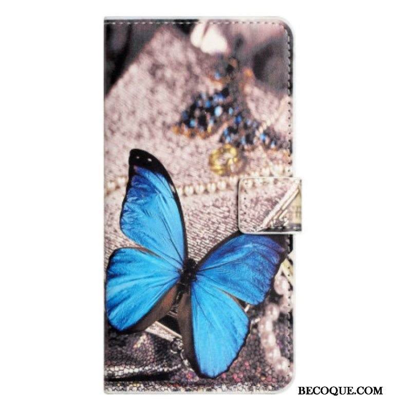 Kotelot iPhone 14 Pro Sininen Perhonen