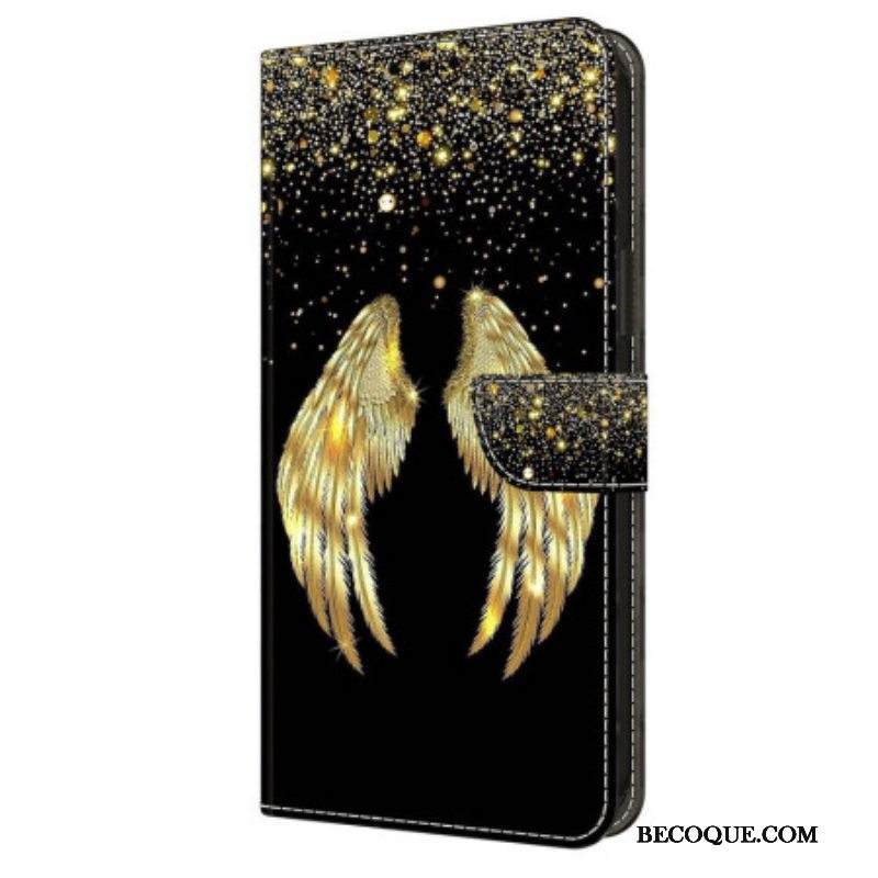 Kotelot iPhone 15 Pro Golden Wings