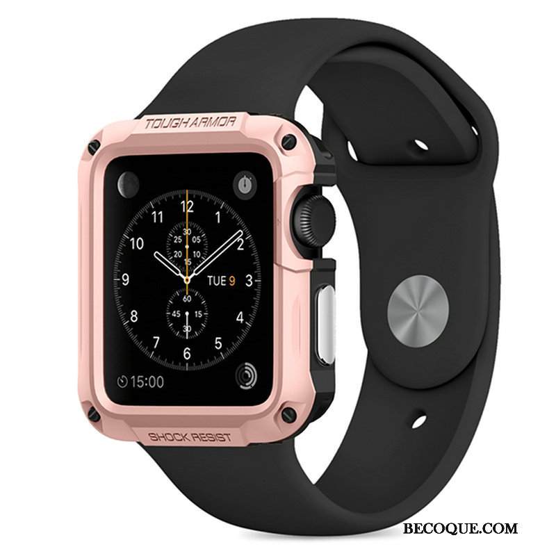Kuori Apple Watch Series 1 Suojaus Pinkki Urheilu, Kotelo Apple Watch Series 1 Kulta Ulko-