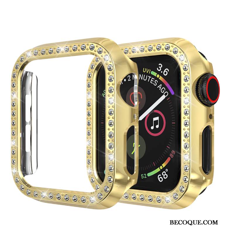 Kuori Apple Watch Series 2 Rhinestone Inlay Murtumaton Kulta, Kotelo Apple Watch Series 2 Suojaus