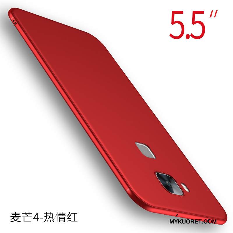 Kuori Huawei G7 Plus Laukut Murtumaton Puhelimen Kuoret, Kotelo Huawei G7 Plus Silikoni Punainen