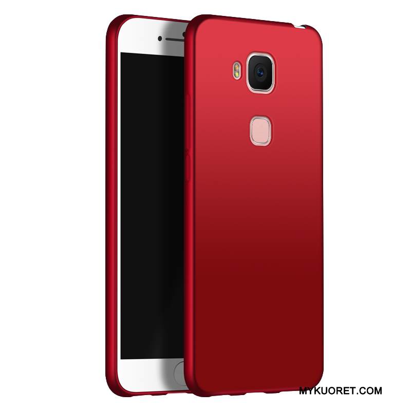 Kuori Huawei G7 Plus Silikoni Punainen Puhelimen Kuoret, Kotelo Huawei G7 Plus Pehmeä Neste Murtumaton