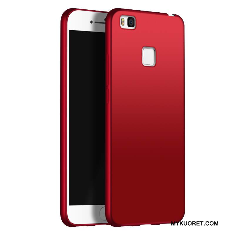 Kuori Huawei G9 Lite Laukut Puhelimen Kuoret Punainen, Kotelo Huawei G9 Lite Pehmeä Neste Yksinkertainen Murtumaton