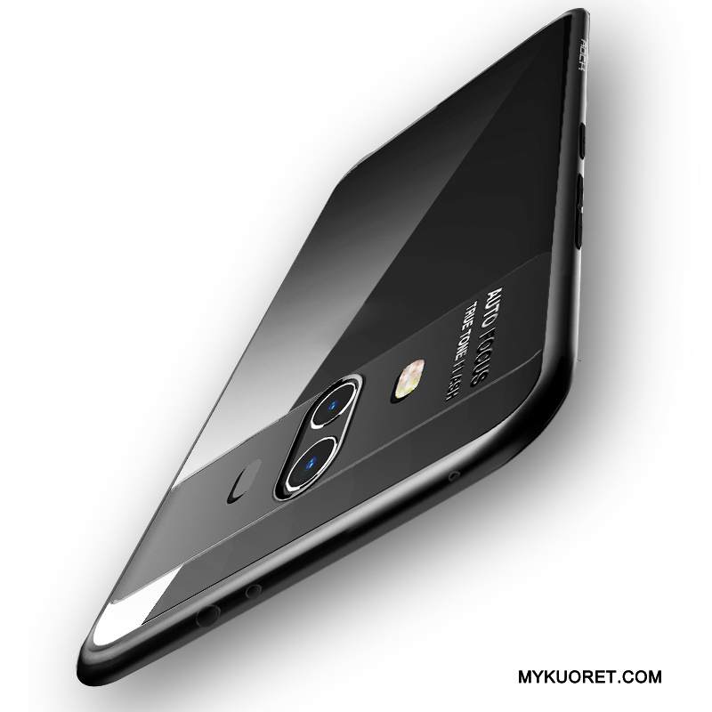 Kuori Huawei Mate 10 Laukut Puhelimen Kuoret Läpinäkyvä, Kotelo Huawei Mate 10 Suojaus Musta Trendi