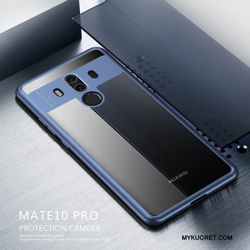 Kuori Huawei Mate 10 Pro Laukut Murtumaton Puhelimen Kuoret, Kotelo Huawei Mate 10 Pro Silikoni Persoonallisuus Sininen