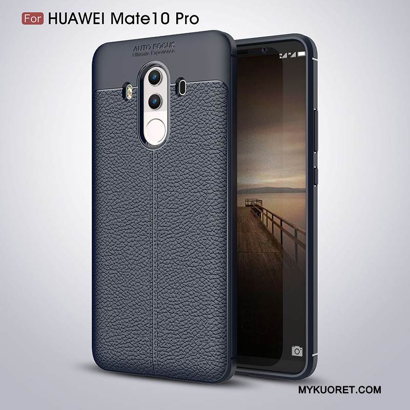 Kuori Huawei Mate 10 Pro Luova Murtumaton Persoonallisuus, Kotelo Huawei Mate 10 Pro Laukut Puhelimen Kuoret Tummansininen
